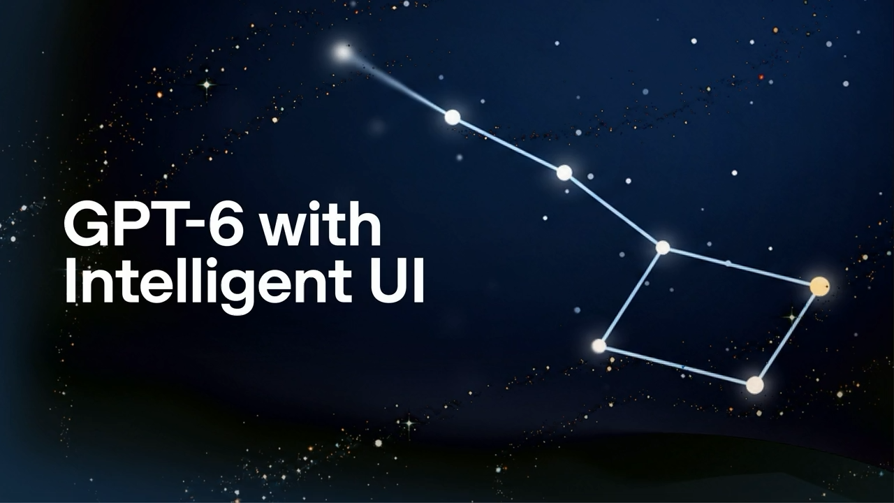 Intelligent UI学习概念:北斗七星交互图示