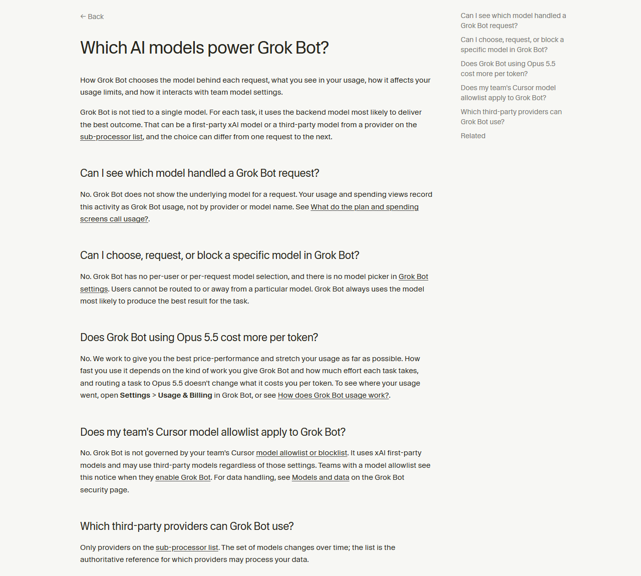 Grok Bot 官方说明：路由到 Opus 5.5 不改变每个 token 的价格